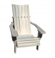 OEM Adirondack Chair White ΞΥΛΙΝΗ ΠΟΛΥΘΡΟΝΑ - ΞΑΠΛΩΣΤΡΑ ΚΗΠΟΥ - ΠΑΡΑΛΙΑΣ - ΜΠΑΛΚΟΝΙΟΥ